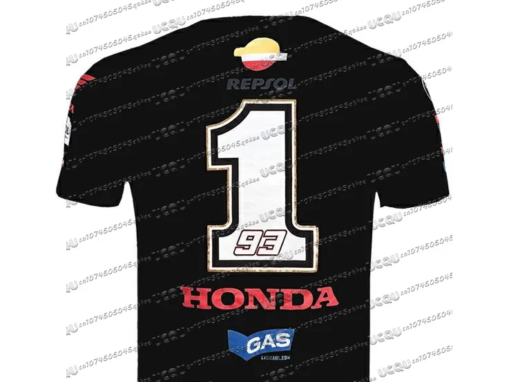 Men's Tops Motorcycle Racing Moto Gp Racing Suit Riding Short Sleeved Tee Size 93 Marquis Championship Commemorative T-shirts
