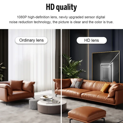 미니 카메라 스마트 와이파이 HD 음성 녹음기, 1080P 홈 보안 카메라, 베이비 모니터, 실내 비디오 레코더 모션 감지 4