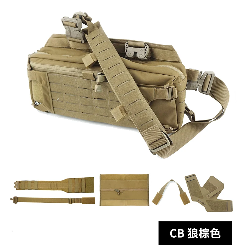 DM 421X Multi functional Shoulder Bag Top Matching Chest Hanging Shoulder Bag Combination