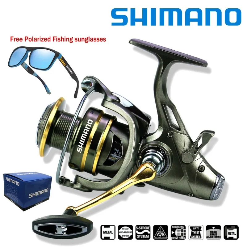 SHIMANO 12KG Drag Carp Fishing Reel Front and Rear Drag System Freshwater Spinning  Reel - AliExpress
