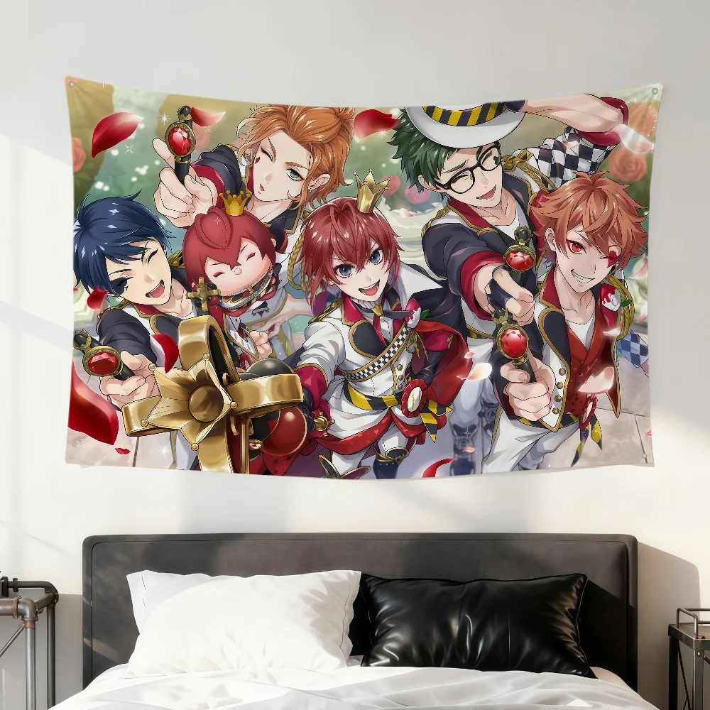 Game Anime t-Twisted-Wonderland Art Flag Hogar für Zimmer, Wohnheim, Camping, Party, Picknick, Dekoration, Geschenk, Banner, Garage, Wandbehang – Detail 14