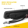 الأحمر والأبيض LED ضوء الفرامل الثالثة ، الذيل الخلفي مصباح البضائع ، الملحقات ، F150 ، F-150 ، 2009 ، 2010 ، 2011 ، 2012 ، 2013 ، 2014 ، الدخان ، 3rd ضوء الفرامل