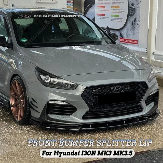 New Front Bumper Splitter Lip Spoiler Diffuser Guard Body Kit For Hyundai  I30N MK3 MK3.5 Hatchback 2017-2019 2020-2022 Tuning - AliExpress