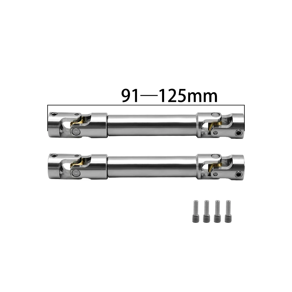 Edelstahl-Antriebswelle für 1/10 RC Crawler TRX4 TRX6 Axial SCX10 III RBX10 RR10 Wraith Capra D90 RC4WD Redcat GEN8 – Detail 15