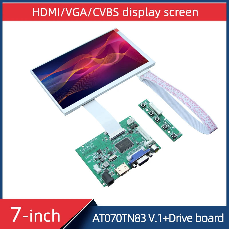 Innolux 7inch At070tn83 V. 1 Écran De Module D′affichage TFT LCD 800X480 40pin P - Foto 3