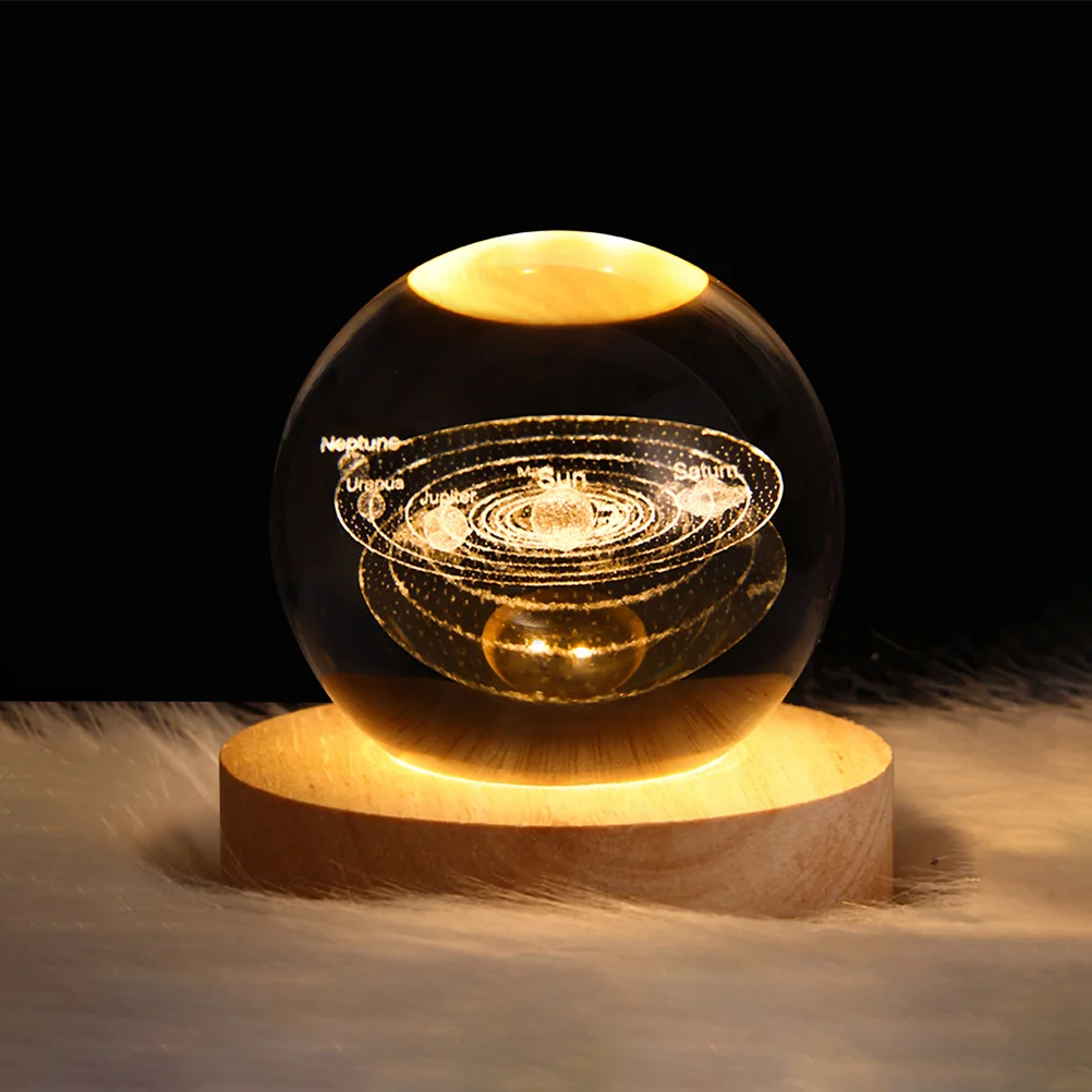 

Lamp Moon Lights for Bedroom Night Party Solid Wood Game Baby Home Lighting Romantic