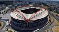 Handmade 84Pcs/set Portugal Benfica Stadium RU Competition Football Game Stadiums building model Hand made toy kids child gift 2