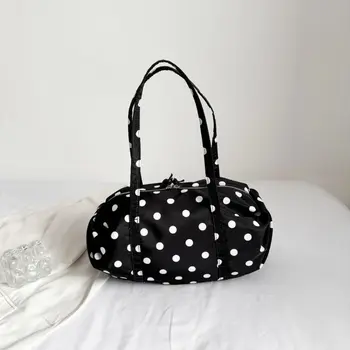 Y2K Trend Polka Dot Women's Shoulder Bag Large Capacity Lightweight Lady Korean Handbag Tote Bag Commuting Bag Women Female 1