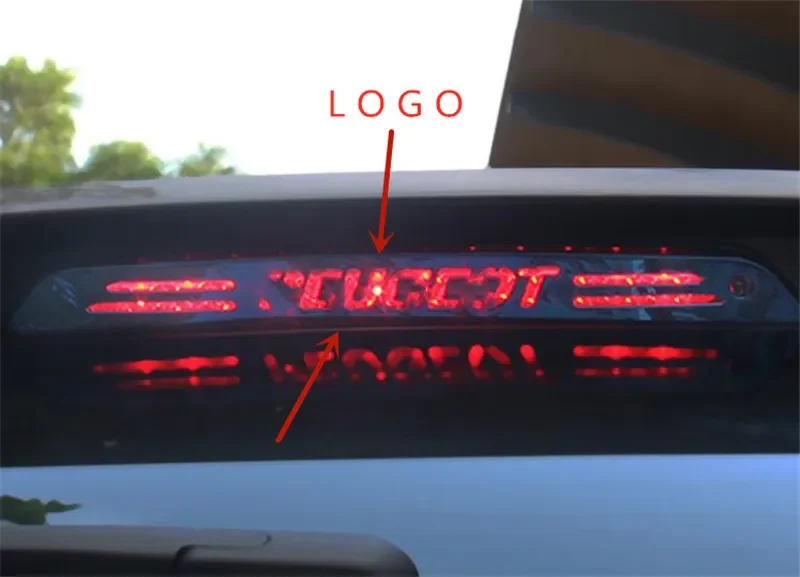 

For Peugeot 5008 2017-2019 High-quality stainless steel brake light Decorative strip Anti-scratch protection car accessories H