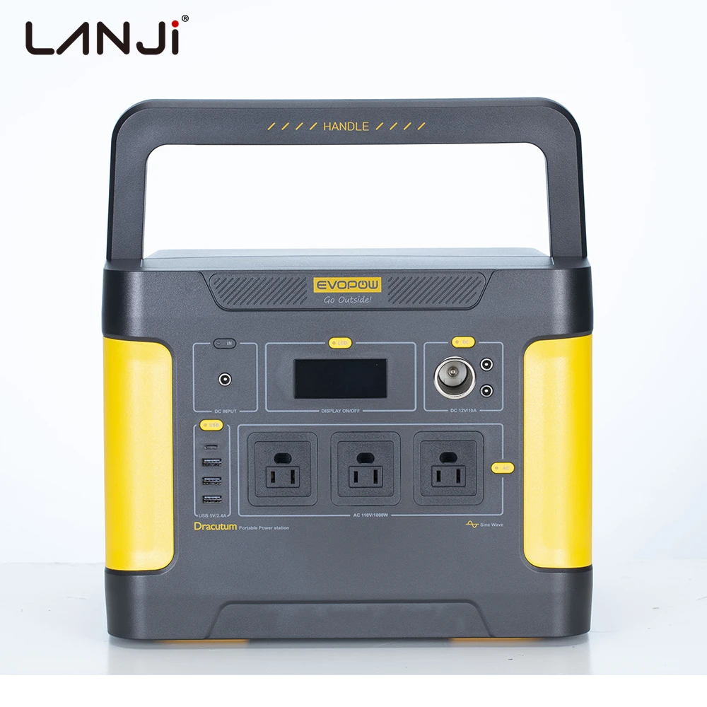 

Evopow Home Emergency 425200mAh/1531Wh Portable Power Station Type C Charger Lithium Battery Power Bank Camping Solar Generator
