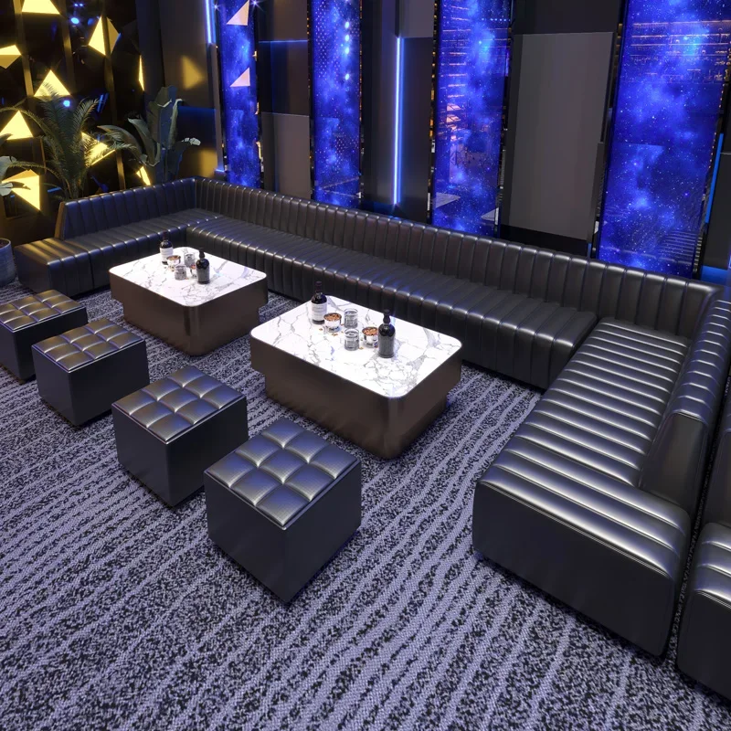 

KTV Sofa Combination Music Quiet Bar Bar Box U-Shaped Corner Card Holder Family Karaoke Light Luxury Sofa