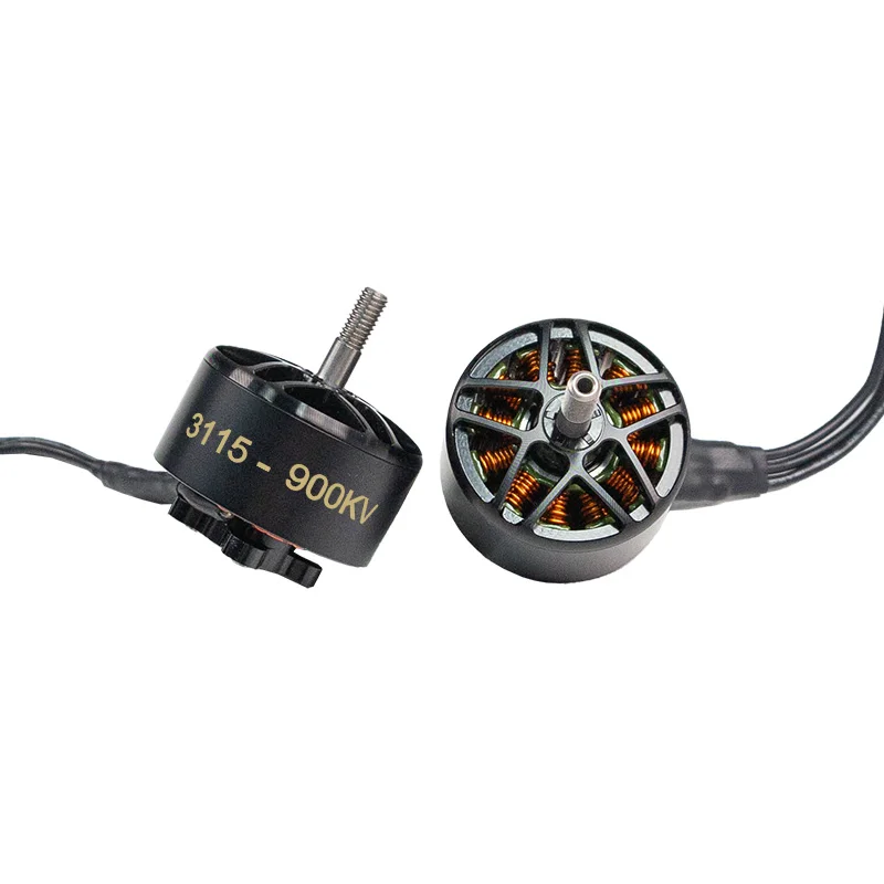 4PCS 3115 900KV 브러시리스 모터 5mm 샤프트 3-6S 9/10인치 장거리 FPV 프리스타일 시네리프터 드론용