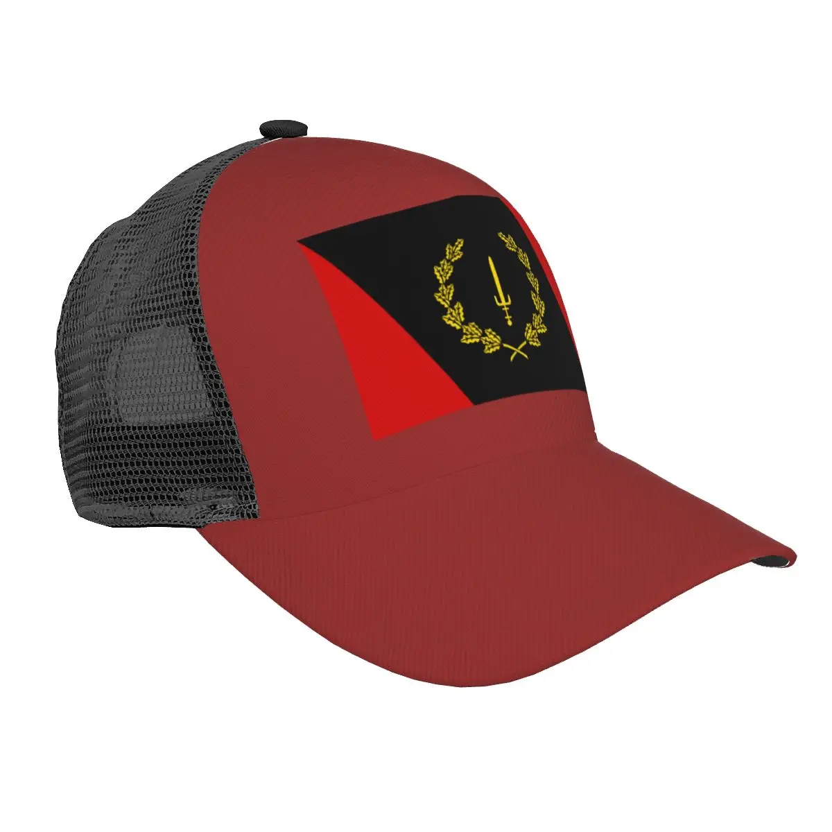 

Summer Unisex Baseball Cap Male Female Breathable Mesh Snapback Hat Black American Heritage Flag Casual Sport Hat