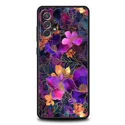 Vibrant Floral Silicone Phone Case Cover - Samsung A22 5G (A1)