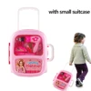 Kids Makeup Set for Girls Mini Pretend Play Set Simulation Hairdressing Hair Dryer Scissors Make Up Lipstick Toy Birthday Gifts 4