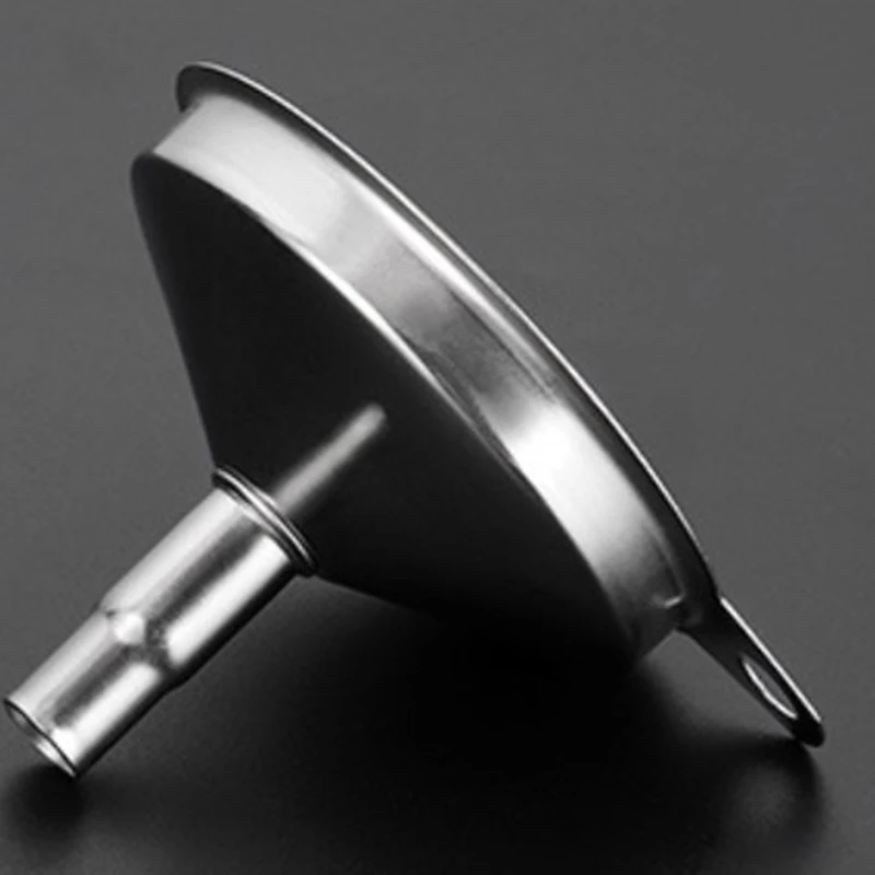 Description Picture 5 of item1pc Funnel Stainless Steel Filling Hip Flask Beer Liquid Oil Tools Small Mouth