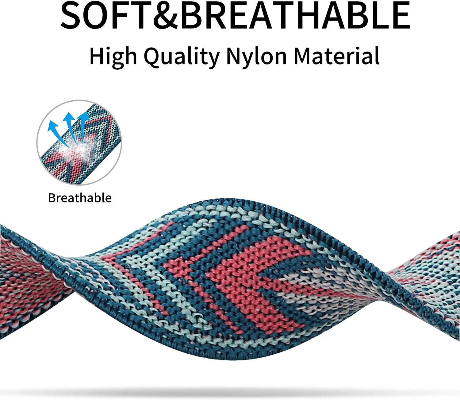 Durable Nylon Elastic Watch Strap Bracelet