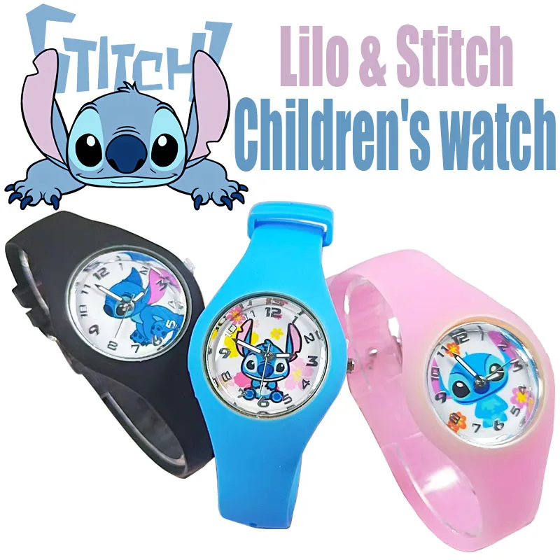 Tanio Disney cartoon Lilo i Stitch zegarek sportowy dla chłopców