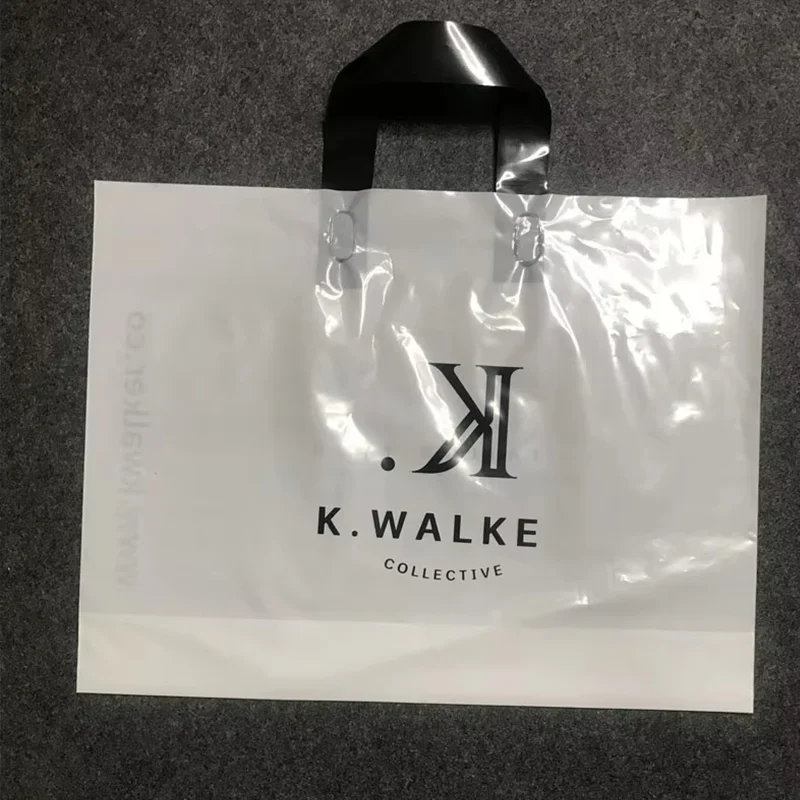50Pcs Customized gift bags for birthday party wedding plastic bags candy gift boxes for clothes packaging bags for printing logo 6