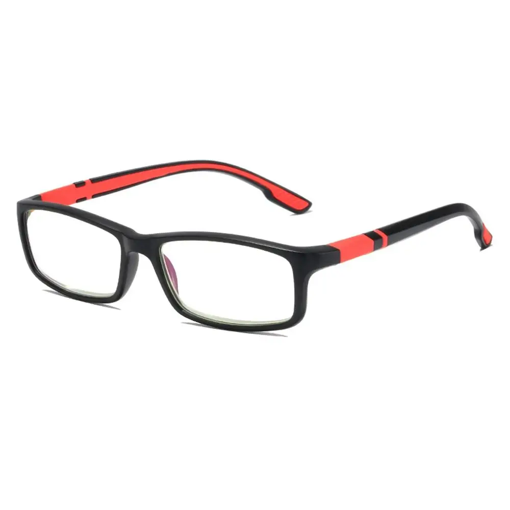Men's Fashion Sports Anti-Blue Light Reading Eyewear with TR90 Frame in Grey-Red
