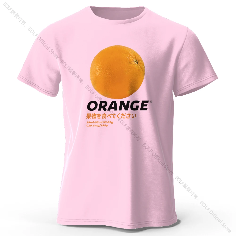 Fresh & Vibrant Orange Fruit Print T-Shirt - Soft & Comfortable Pure Cotton Summer Top