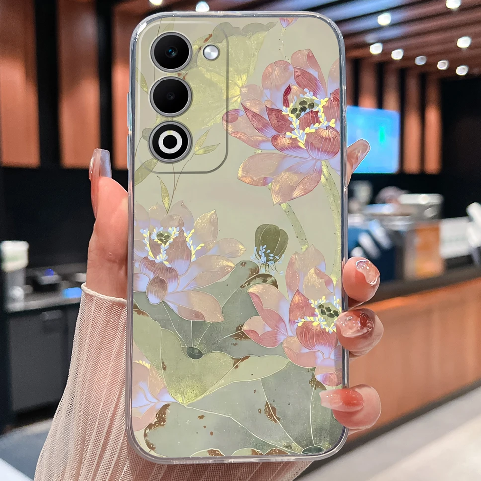 Lovely Animal Cartoon Soft TPU Transparent Silicone Bumper Phone Case