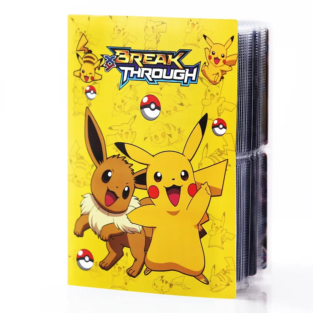 

Pokemon Album Cards Book Map Letter Holder Binder Scrapbook Cartoon TAKARA TOMY 240PCS VMAX GX EX Collection Folder Kid Toy Gift