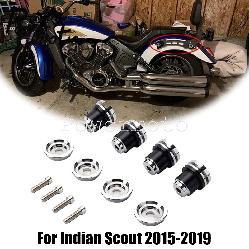 シーシーバー ブラックのスカウト2015-2020のための黒の乗客の背もたれのSissy Bar Rackのマウントフィット Black Passenger Backrest Sissy Bar Rack Mounting Fit For Indian Scout 2015-2020