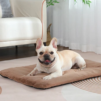 Dog Bed Short Plush Pet Heated Sleeping Mat Cats And Dogs Cute Pet Mat Blanket Thickened Sleeping Mat Small Large Dog Pet Suppli 4