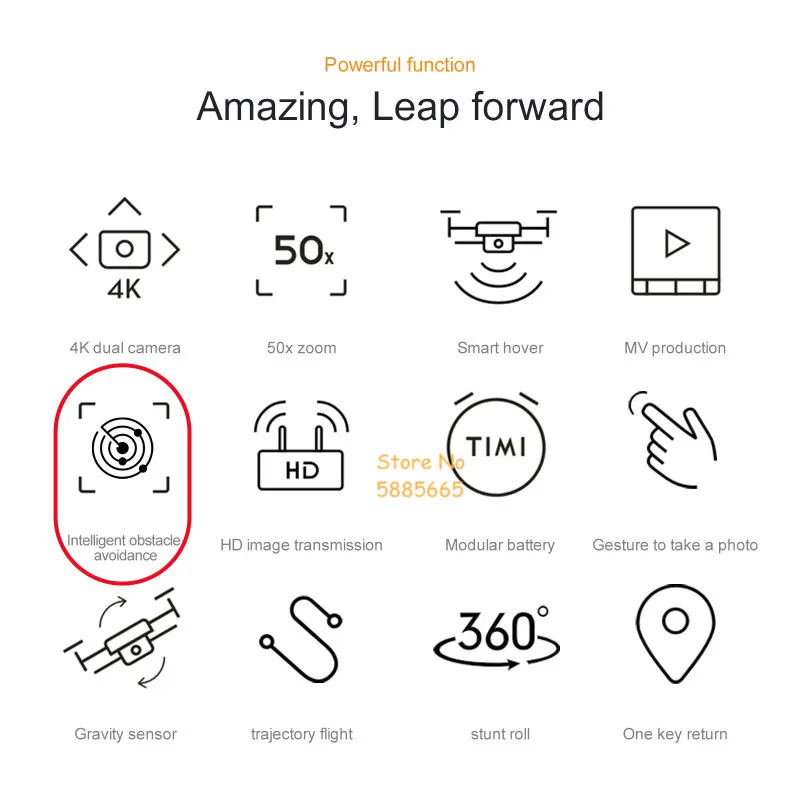 4K 공중 WIFI FPV 접이식 미니 RC 드론 헬리콥터 2.4G 360 °   장애물 회피 스마트 호버 APP 제어 RC 쿼드콥터 드론
