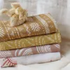 60*60cm Muslin Square Bamboo Swaddle Feeding Burp Cloth Newborn Soft Cotton Baby Face&Hand Wash Wipe 4