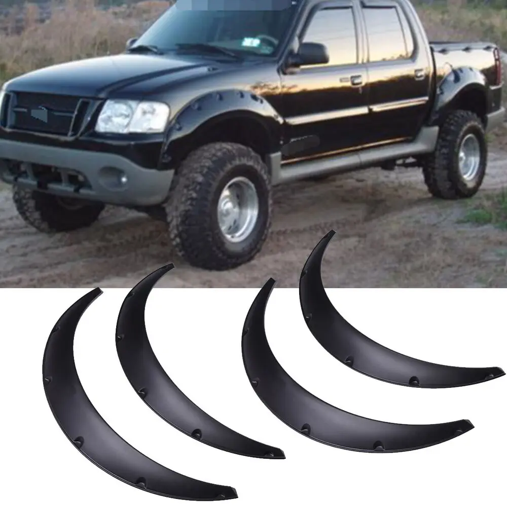 

LAICY For Ford Explorer 2010-2022 Car Wheel Arch Fender Flares Mudguard Mud Splash Guard Extra Wide Body Kit Wheel Arches