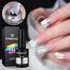 CHUNSHU 3in1 Sparkle Reflective Cat Magnetic Gel Nail Polish 10ml Platinum Sliver-light Shine Cat Eye Glitter Nail Gel Varnish 6