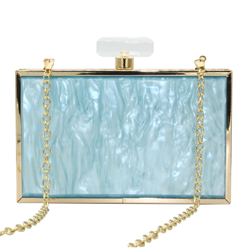 Borsa da Sera Pochette da Donna Borse da Donna in Acrilico Borsa a Tracolla a Tracolla per Matrimonio da Ballo di fine Anno (A, Taglia Unica