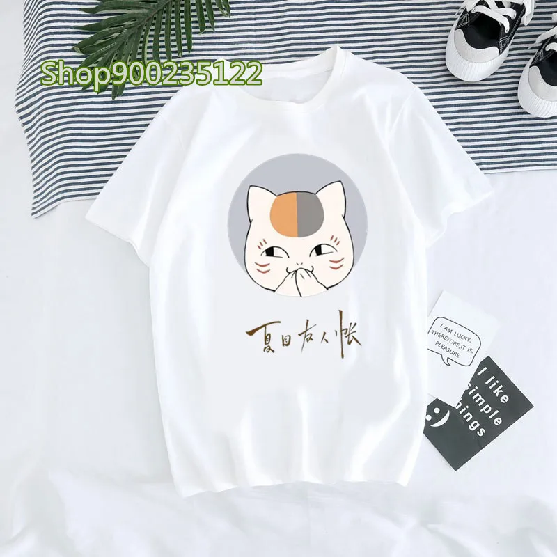 

Kawaii Manga Natsume's Book of Friends Women Tshirt Casual Print Funny T Shirt Women Graphic Tee Shirts Female T-shirt Tumblr