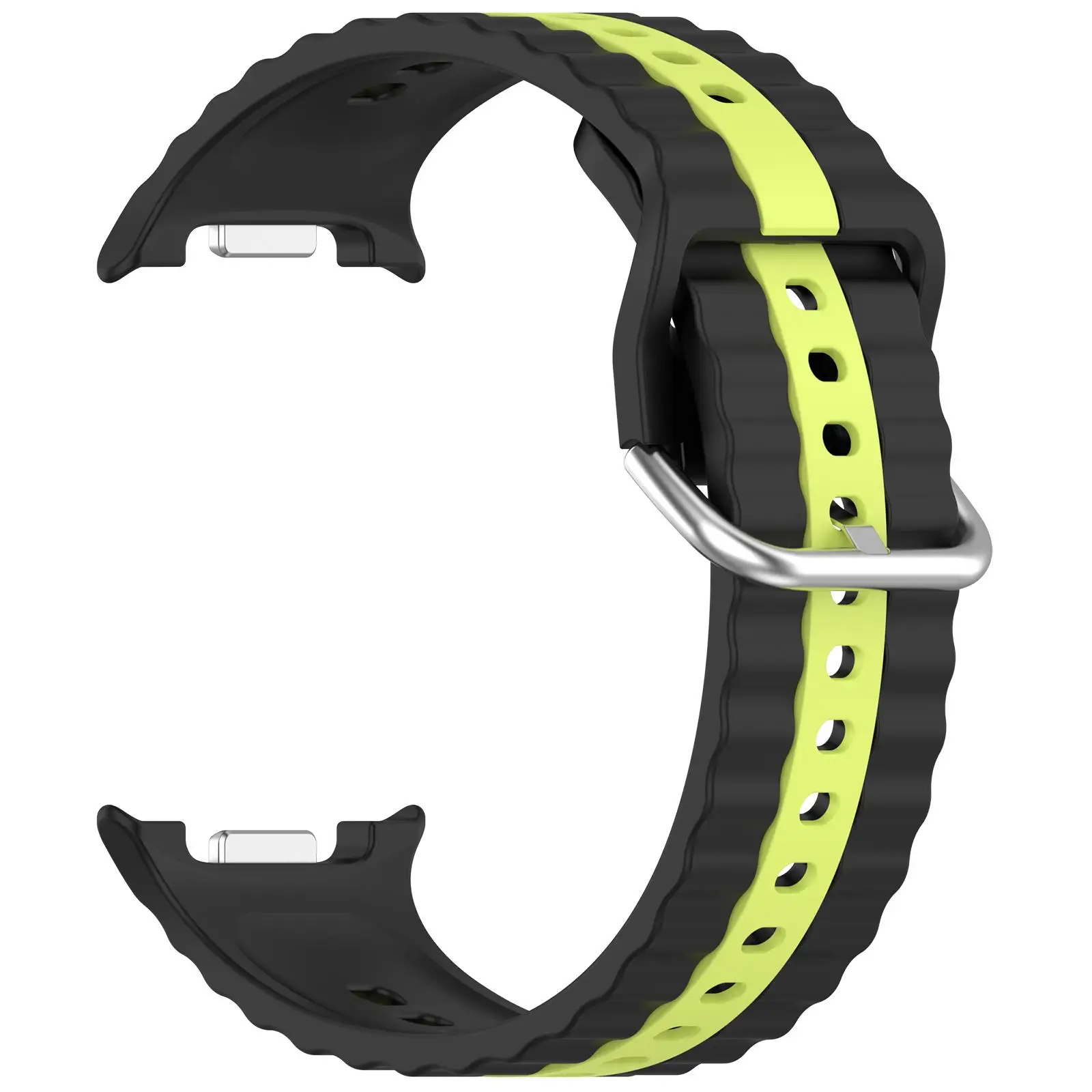 Breathable Sports Silicone Strap for Smartwatches - Quick Release Wristband Accessory