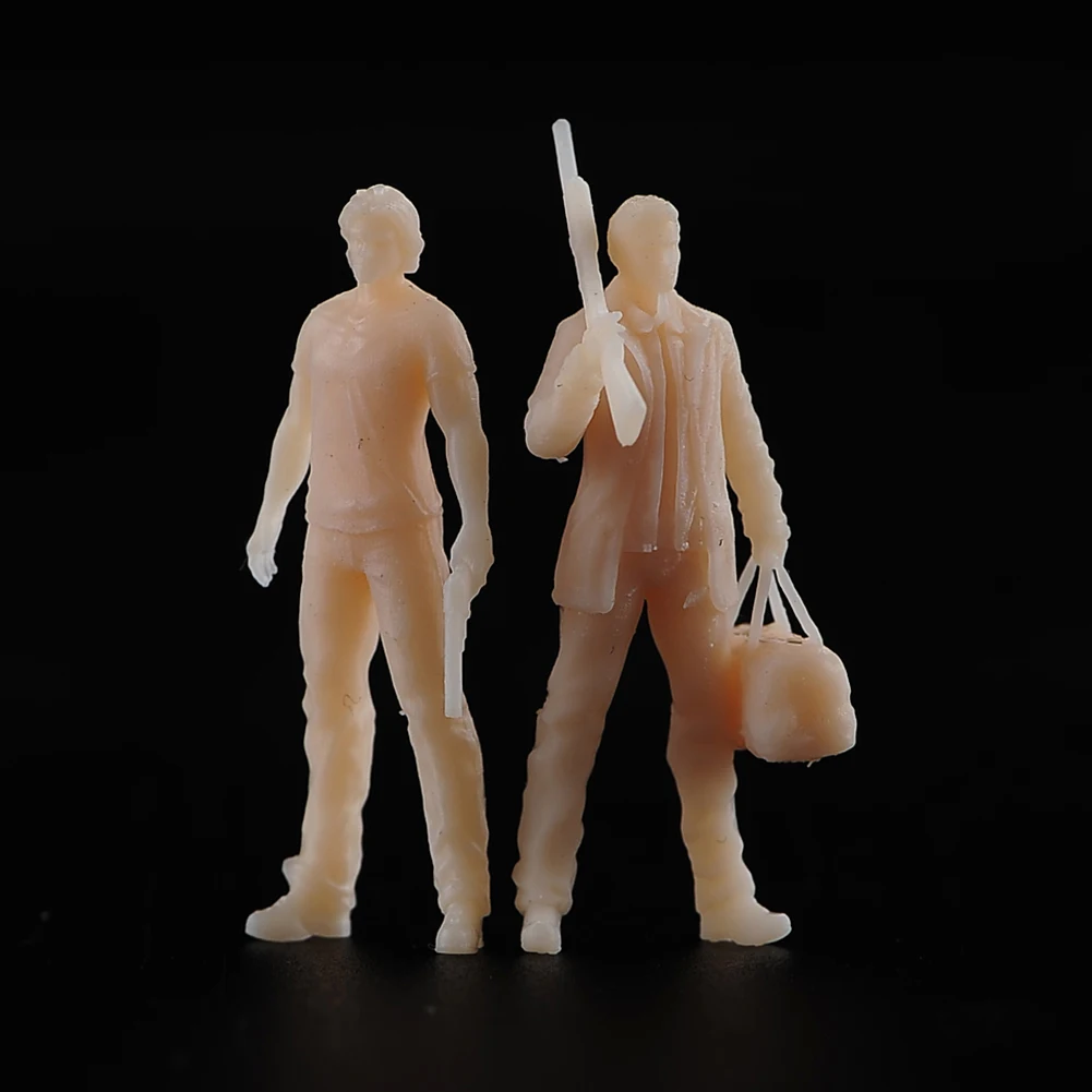 14pc 1/64 Sitting Man Girl Scene Props Miniatures Figures Model For Cars Vehicle