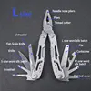 Multifunction Folding Pliers Pocket Knife Plier Outdoor Camping Tactical Survival Hunting Tools Stainless Steel Multi-tool Knife 4