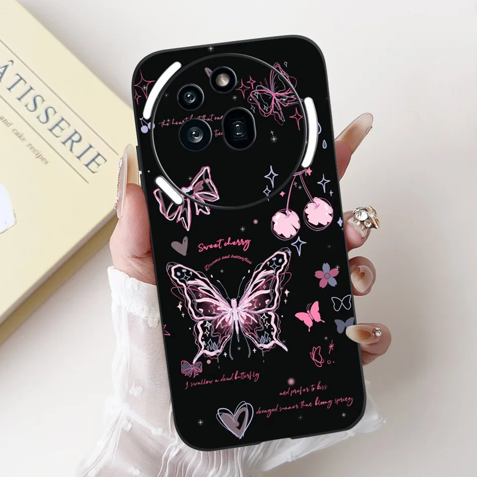 Cute Cartoon Black Silicone Soft Phone Case Bumper