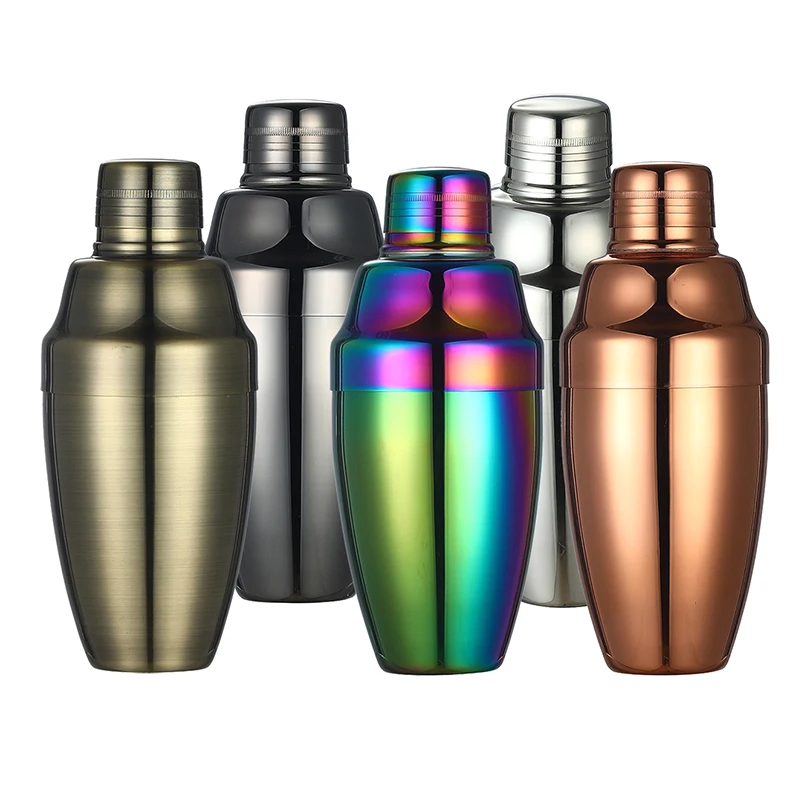 500 مللي 3-قطعة مخلوط من الفولاذ المقاوم للصدأ شاكر بار شاكر أدوات البار