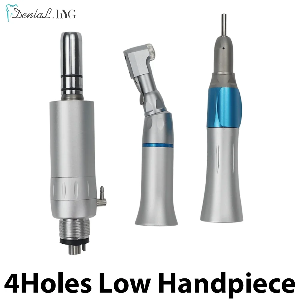 Unidade de turbina portátil profissional com seringa de 3 vias, tubo de 2/4 furos, equipamento para clareamento dos dentes, trabalho com compressor de ar