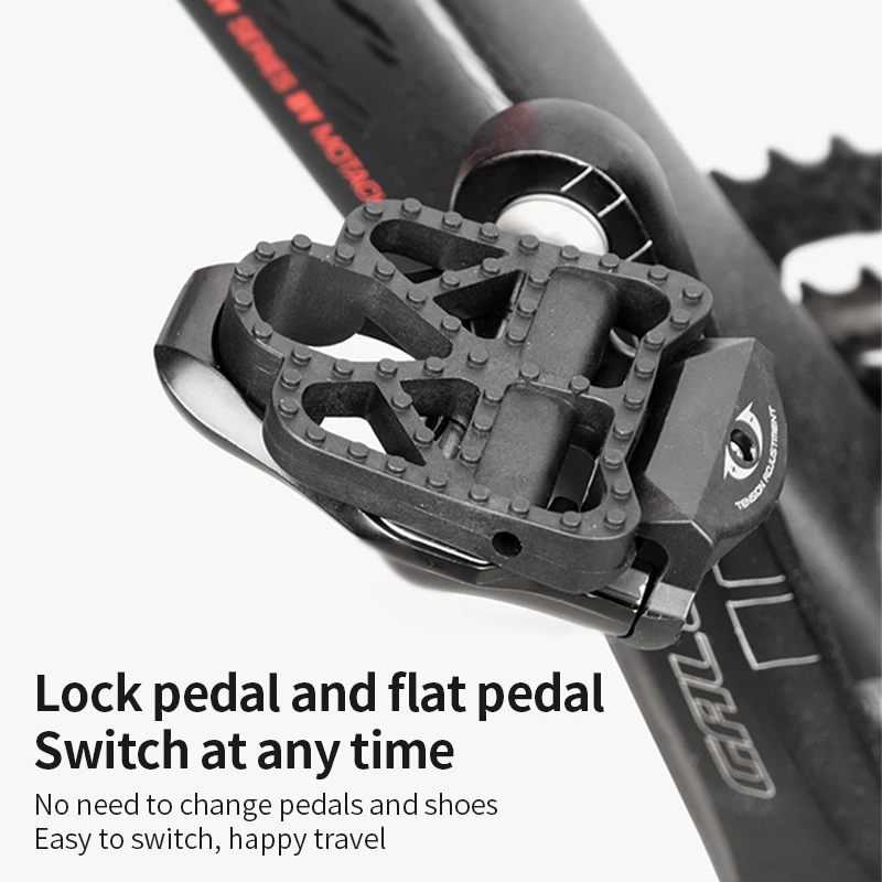 Road Bike Cleat Pedal Lock Conversion Plate For Shimano Deck Look Shoe Protection