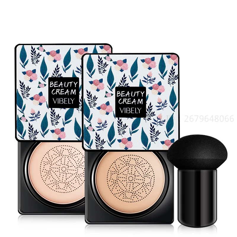 Makeup Cosmetics Liquid Foundation CC Cream Air Cushion Cream Waterproof Brighten Foundation Magic Foundation Mushroom Head Women Base Makeup