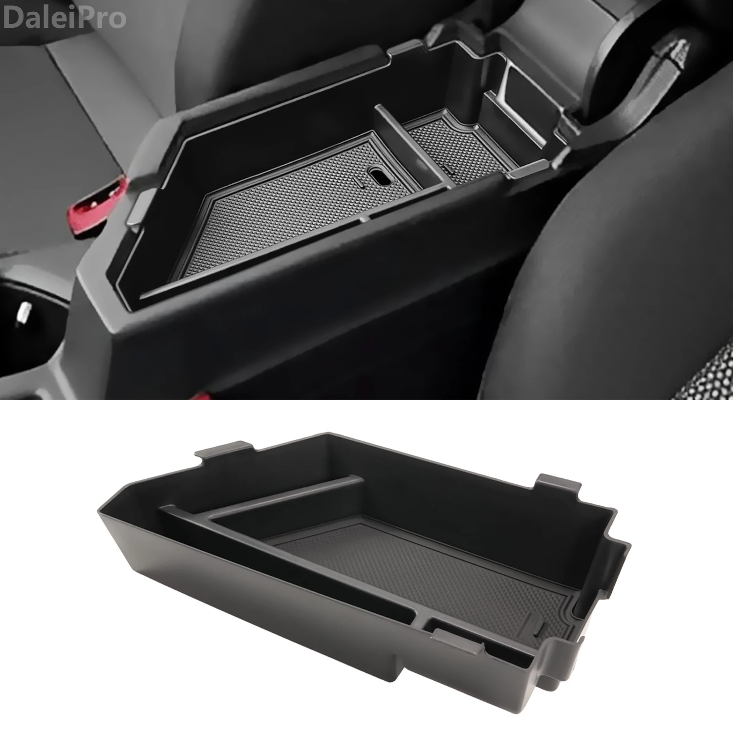 Für Volkswagen Jetta 2020 2021 2022 2023 2024 2025 Auto Armlehne Lagerung Box Center Konsole Organizer Fach für Jetta Zubehör – Detail 5