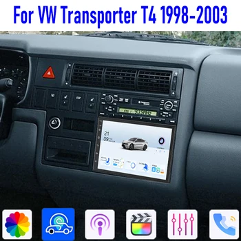 Radio Estéreo para Auto de 7 Pulgadas para VW Transporter T4 1998-2003, Carplay Inalámbrico, Android 15, Unidad Principal Inteligente con GPS, WIFI y Navegación 1