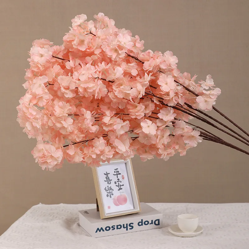 Artificial Encrypted Cherry Blossom Branch Wedding Arch Decoration Indoor Setting Flower