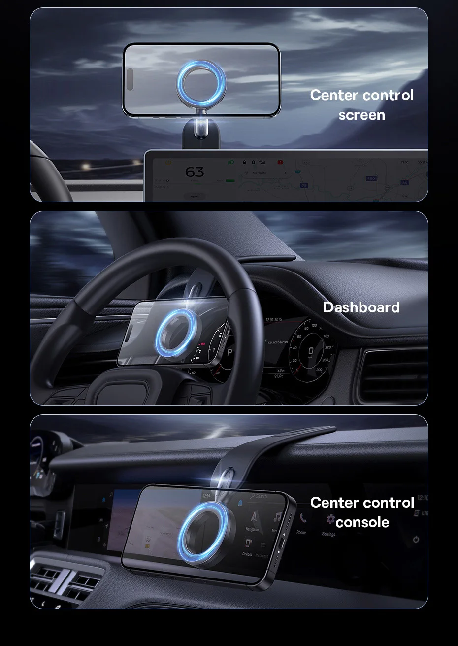 【FC Bayern & Baseus】Magnetic Car Phone Holder Baseus C02 Go Series