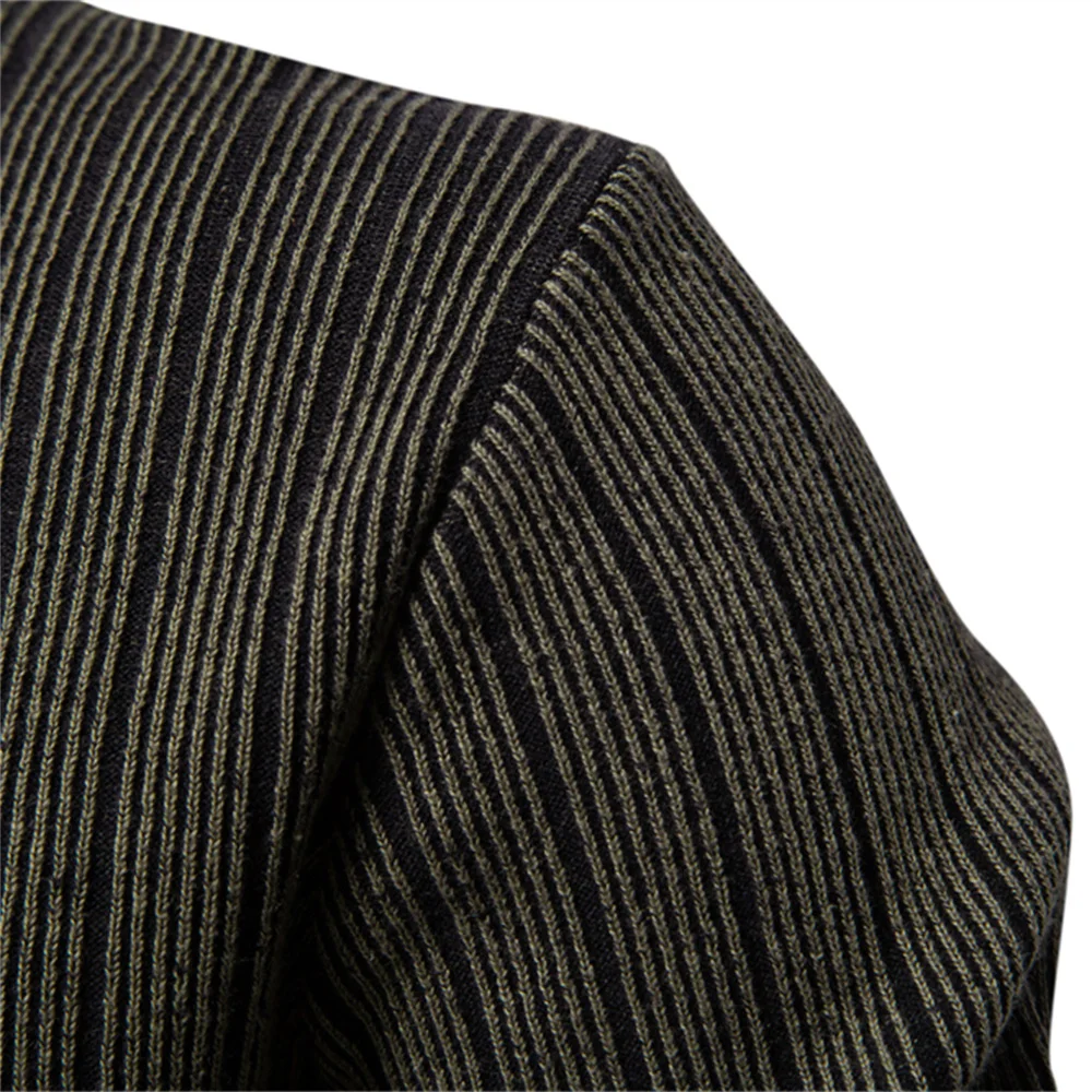 AIOPESON تصميم جديد رجالي وهمية الرقبة القطن البلو...