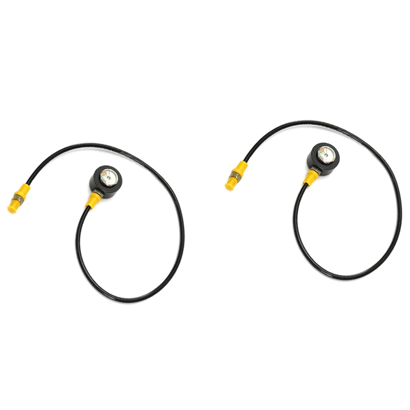 

2X DIDEEP Upgrade Pressure Gauge Replacement Fit For The DIDEEP Series Scuba Diving Tank With M10X1 Thread Aviation