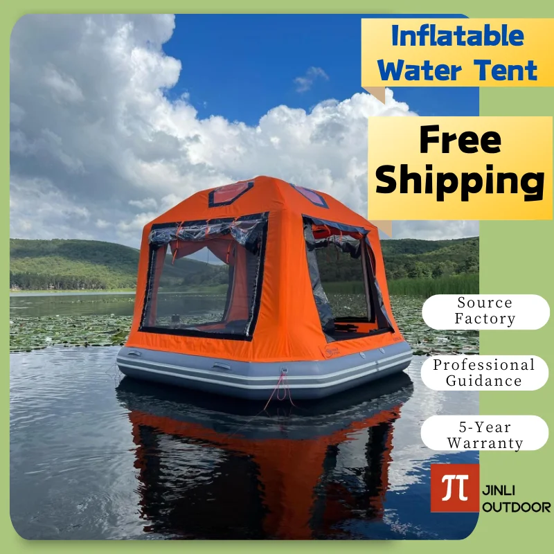 Global Shipping】Popular Outdoor Inflatable Floating Tent PVC